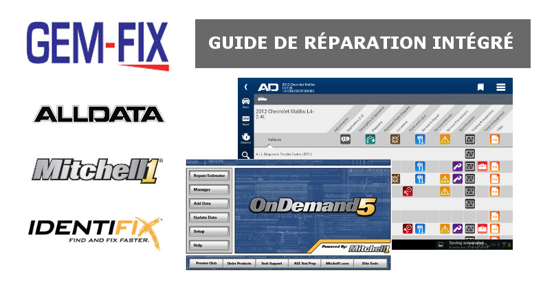 GEM-FIX, logiciel d'information mécanique intégré au logiciel de gestion du garage auto
